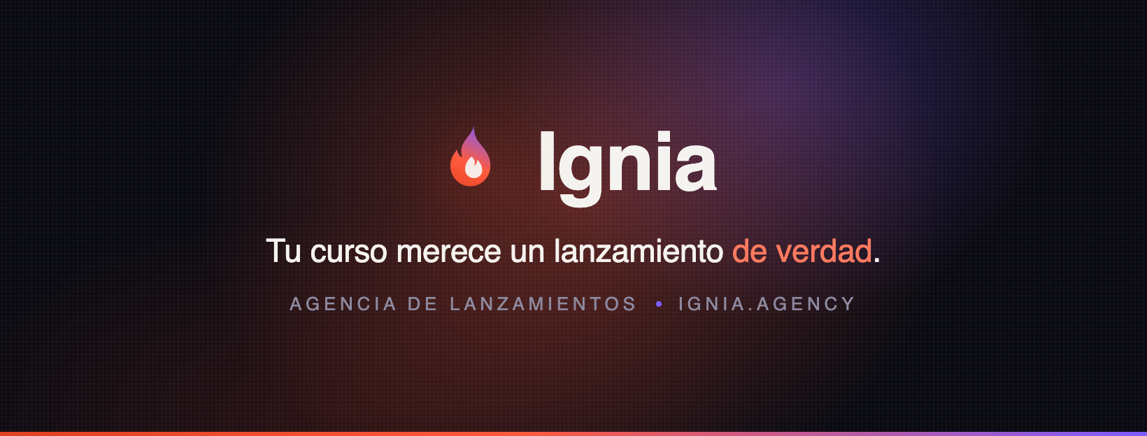 Imagen de la campaña Lanzamiento de verdad con Ignia